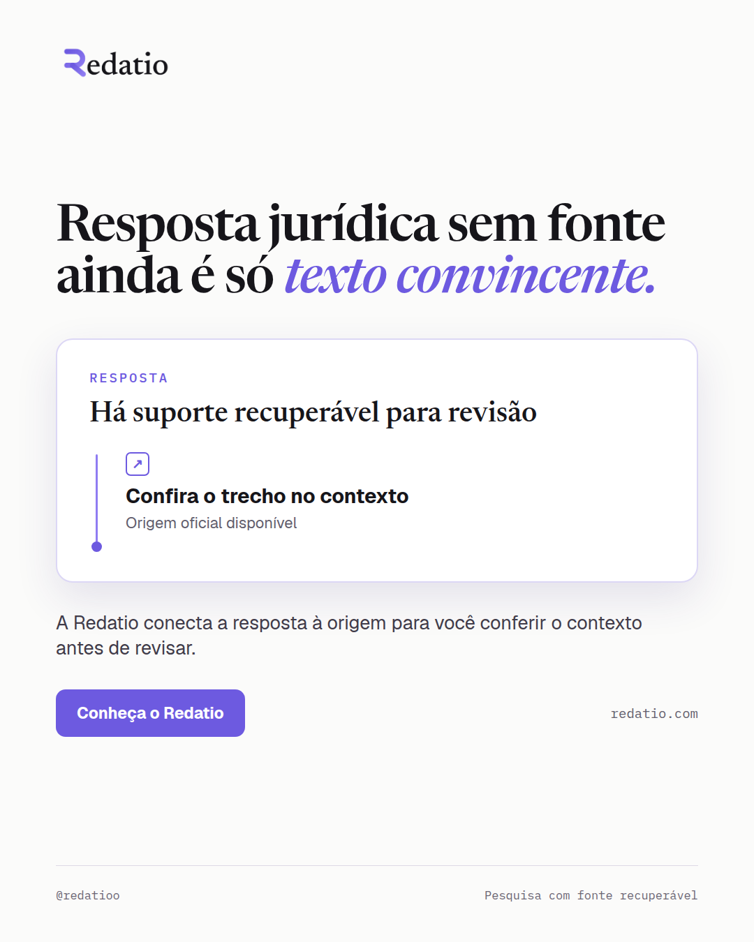 Alternativa A do anúncio Redatio